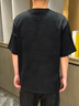 真維斯（Jeanswest）重磅純棉純色短袖T恤男女打底衫大碼體恤內搭純黑上衣男士半袖t恤 黑色(純色) L /175(收藏加購優(yōu)先發(fā)) 曬單實(shí)拍圖