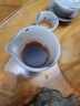 不拙白瓷公道杯羊脂玉瓷陶瓷茶海分茶器功夫茶具勻杯分茶器 2-水墨琉璃(黑)公道杯 曬單實(shí)拍圖