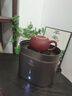 清瀾（QINGLAN）智能茶具洗杯器懶人自動(dòng)一鍵茶壺清洗機吧臺茶葉渣沖水清潔洗杯機 智能洗茶器（金咖色） 曬單實(shí)拍圖