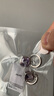 JOLEE耳釘女S925銀天然紫水晶耳飾品兩用款彩寶送女士節(jié)日禮物一物一證 曬單實拍圖