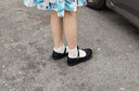 百麗（Belle）童鞋女童校園鞋演出鞋黑皮鞋公主鞋春秋款單鞋百搭軟底時(shí)尚學(xué)生鞋 黑色-霧面 37 曬單實(shí)拍圖