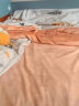 博洋（BEYOND）家纺法兰绒四件套加厚珊瑚绒保暖套件冬季绒被套床单双人加大床品 【加厚保暖绒】心语银杏（紫） 1.2米床(被套150*210厘米) 实拍图