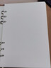 九千年活頁筆記本替芯6孔a5小方格米黃書寫紙100g厚9孔B5橫線空白4孔A4 定制印刷彩頁紙芯 A5空白 曬單實拍圖
