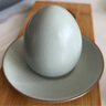 竹茗堂汝窯開(kāi)片可養茶寵仿真茶葉蛋茶桌擺件精品創(chuàng  )意紫砂壺配件招財茶玩 天青】汝窯茶葉蛋+底托【升級款】開(kāi)片更快 無(wú)規格 曬單實(shí)拍圖