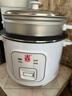 三角牌（Triangle）電飯煲家用老式電飯鍋小不粘鍋內膽帶蒸籠柴火飯米飯鍋煮飯鍋微壓老人用蒸煮一體 3L (3-4人用)配3件套 曬單實(shí)拍圖