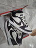 NIKE 耐克童鞋 COURT BOROUGH MID 男女童中幫魔術(shù)貼兒童運(yùn)動(dòng)休閑板鞋 曬單實(shí)拍圖