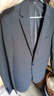 杉杉西服套裝男士修身職業(yè)正裝西裝套裝商務伴郎服新郎服禮服男裝彈力 曬單實拍圖