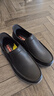 斯凱奇（Skechers）閃穿鞋男鞋夏季一腳蹬通勤商務(wù)工作板鞋休閑鞋205238 曬單實拍圖