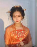 玲川中式漢服新娘頭飾套裝流蘇龍鳳褂古風(fēng)發(fā)飾結(jié)婚紅色古裝秀禾服鳳冠 中式套裝2（耳夾款） 曬單實(shí)拍圖