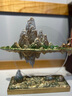新中式懸浮假山擺件辦公室桌面裝飾品客廳藝術(shù)感小眾喬遷禮物 懸浮山 【福祿雙全 綠色】 曬單實拍圖