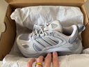 adidas明星同款下班鞋SHADOW FEVER緩震防滑厚底老爹鞋阿迪達斯   淺灰/淺銀/灰色(推薦女生選小半碼)   35.5 曬單實拍圖