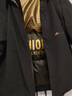羅蒙（ROMON）可卸連帽男士棉服中長(cháng)款2025冬季新款加絨保暖棉衣外套爸爸裝棉襖 黑色 XL (建議體重115-130斤) 曬單實(shí)拍圖