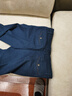 恒源祥秋冬厚款寬松男士牛仔褲中老年商務(wù)休閑褲直筒高腰彈力爸爸長(cháng)褲子 深藍厚款 33 曬單實(shí)拍圖