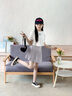 愛(ài)邁尼 AMENCL女童半身裙運(yùn)動(dòng)速干裙子夏季防走光網(wǎng)球裙兒童百褶裙夏裝冰絲短裙 4452灰色 140 cm 曬單實(shí)拍圖