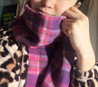 Heritage Traditions蘇格蘭進(jìn)口100%純羊毛圍巾英倫風(fēng)格英國品牌情侶圍巾七夕禮物 CIG17 紫紅格 Plum/Rose 曬單實(shí)拍圖