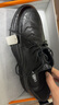 卡帝樂鱷魚（CARTELO）英倫男士皮鞋透氣耐磨經(jīng)典商務正裝鞋圓頭軟牛皮鞋男9892黑色41 曬單實拍圖