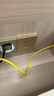 普聯(lián)（TP-LINK）全屋WiFi7AP面板套裝BE5100M超千兆2.5G雙頻無線Ap面板ac+ap套裝POE路由器 雙頻Wi-Fi7面板香檳金3臺+5口一體化路由1臺 曬單實拍圖