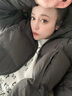 德瑪納【云朵漫游】冬季加厚保暖90鴨絨連帽面包服短羽絨服女氣質(zhì)外套 曬單實(shí)拍圖