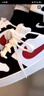 耐克（NIKE）男鞋 秋冬新款官方艦店黑白熊貓運動鞋復(fù)古休閑鞋子耐磨板鞋男 102-白紅黑-時尚潮流 43 曬單實拍圖