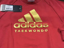 阿迪達斯 （adidas）兒童裝春內(nèi)搭圓領(lǐng)衛(wèi)衣運動長袖上衣 紅/金 110 曬單實拍圖