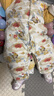 漢宮優(yōu)品寶寶秋冬季加厚保暖幼兒衣服夾棉外出服連體衣國風(fēng)嬰兒棉襖 乳白色 聞雞起舞 100 cm 曬單實拍圖