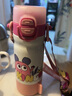 babycare四合一兒童保溫杯嬰兒寶寶水杯吸管杯幼兒園水壺兒童水杯 550ml-萊莎粉 【含杯帶】 曬單實(shí)拍圖