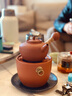 尚烤佳（Suncojia）圍爐煮茶爐套裝 紅泥側把燒水壺炭烤爐茶壺茶杯茶具禮盒京東自營(yíng) 曬單實(shí)拍圖