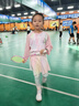 McTicco兒童運(yùn)動(dòng)套裝春秋女童速干衣長(zhǎng)袖跑步網(wǎng)球訓(xùn)練服大童秋冬羽毛球服 19578粉2186藕粉【速干】 150cm 曬單實(shí)拍圖