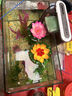 UOSO仿真荷花荷葉水池塘裝飾造景塑料假睡蓮花魚缸供佛舞蹈道具擺件 粉色荷花 10厘米 曬單實(shí)拍圖