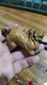 仙知古作小葉金絲楠漢代貔貅手把件車掛吊墜飾品男士隨身小擺件木雕紅木工 曬單實拍圖
