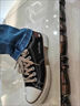 鞋子女春季透氣帆布鞋韓版學(xué)生時(shí)尚百搭厚底時(shí)尚運動(dòng)板鞋 黑色 36 曬單實(shí)拍圖