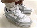 彪馬（PUMA）【厚底鞋】復(fù)古紅色休閑板鞋男女小白鞋CA PRO 380190 白-灰色-07 44 曬單實(shí)拍圖