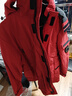 鴨鴨（YAYA）羽絨服男女同款冬季新款可拆帽加厚工裝戶(hù)外時(shí)尚貉子毛領(lǐng)保暖外套 紅色 XL (180/96A) 曬單實(shí)拍圖