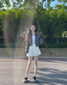 蜜樂奇韓系早秋外套女2025新款春秋薄款設(shè)計感小個子香風(fēng)短款夾克小上衣 白色 M 曬單實拍圖