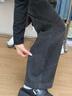 妙奕嘉黑色牛仔褲女2025新款洋氣褲子女士春秋季直筒闊腿女褲高腰小個(gè)子 印花設(shè)計(jì)高腰闊腿牛仔褲 L 【建議105-120斤】 曬單實(shí)拍圖