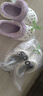 卡駱馳crocs秋冬新品暖棉洞洞鞋男女秋冬款貝雅暖棉拖鞋|205969 白/淺灰-11H(建議買大一碼) 36 /37(220mm) 曬單實(shí)拍圖