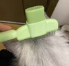 除毛梳貓毛貓咪狗狗梳子開(kāi)結去浮毛神器寵物自潔梳排梳長(cháng)毛按摩 升級款鋼齒梳-黃【祛毛按摩 】 曬單實(shí)拍圖