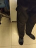 Homlean工裝褲男秋冬加絨百搭束腳傘兵褲加厚保暖休閑長(cháng)褲子2227黑色3XL 曬單實(shí)拍圖