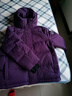 玖姿·安娜蔻【冰原系列】休閑戶(hù)外短款白鵝絨羽絨服女2024冬款 深紫 XL 曬單實(shí)拍圖