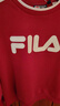 FILA 斐樂(lè )官方女子套頭衛衣冬季logo時(shí)尚休閑拼色針織內搭長(cháng)袖上衣 妖艷紅-WI L 曬單實(shí)拍圖