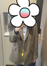 香影駝色毛呢西裝外套女2024秋冬季新款呢子通勤氣場強大休閑西服 駝色 M 曬單實拍圖