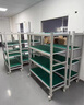 睿燚老化架測試架移動(dòng)防靜電貨架電源車(chē)間置物架鐵架角鐵架多層帶輪 [加厚防靜電]長(cháng)150*寬80*高150 曬單實(shí)拍圖