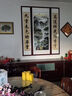 牧子喜行鴻運當頭中堂畫(huà)客廳掛畫(huà)農村大堂山水畫(huà)大氣裝飾大廳三聯(lián)字畫(huà) 鴻運當頭-SL-696 中間40*80cm+兩邊20*80cm 曬單實(shí)拍圖