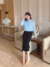 NINE WEST/玖熙羊反絨法式單鞋女通勤高跟鞋NF201039SK 駝色 35 曬單實(shí)拍圖