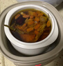 小熊隔水電燉盅陶瓷燕窩燉盅 全自動(dòng)嬰兒輔食家用電燉鍋 寶寶BB煲湯煮粥神器 DDZ-A08D1 杏色 0.8L 曬單實(shí)拍圖