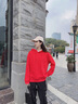La Chapelle Sport拉夏貝爾紅色蛇年加絨連帽衛(wèi)衣女秋冬季本命年加厚保暖絨外套女裝 紅色(金蛇納福胸標(biāo)) M 160/(推薦100-115斤) 曬單實拍圖
