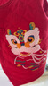 湯尼倍兒嬰兒馬甲秋冬季夾棉背心喜慶紅色醒獅寶寶保暖坎肩小馬夾 中國紅 73cm 曬單實拍圖