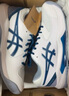 亞瑟士（ASICS） 網(wǎng)球鞋運動球鞋男耐磨防滑運動鞋GEL-DEDICATE 8室內(nèi)綜合運動 白色/綠色/1041A408-104 41.5 曬單實拍圖