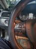 DEYAN汽車(chē)方向盤(pán)套四季通用夏季透氣防滑吸汗超薄款真皮車(chē)用把套內飾品 大眾朗逸帕薩特速騰邁騰途觀(guān)探岳 超薄【圓形】雙色線(xiàn)（帶車(chē)標） 曬單實(shí)拍圖