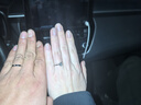 CRD克徠帝【七夕禮物】禮結鉆石對戒結婚一對婚戒訂婚男女戒情侶款 PT950鉑金 男戒 共約1分 曬單實(shí)拍圖